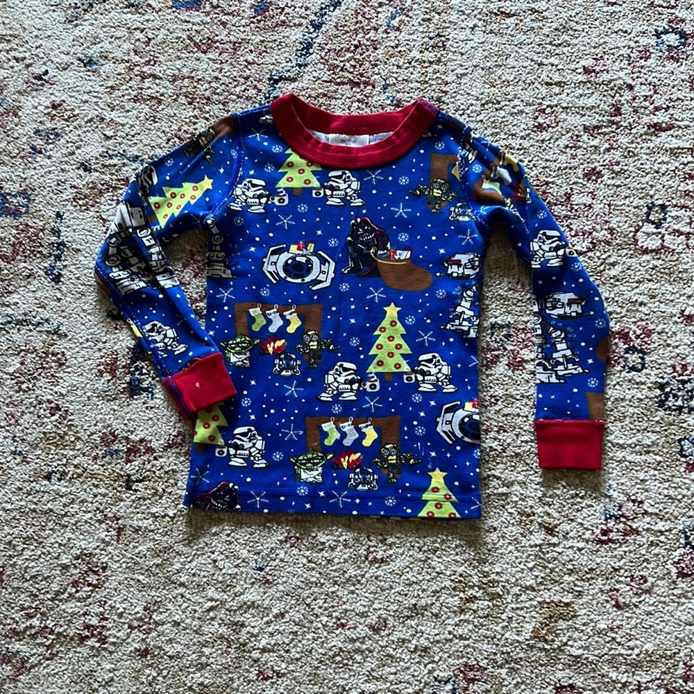 Hanna Andersson Star Wars Christmas Pajamas Size 4T